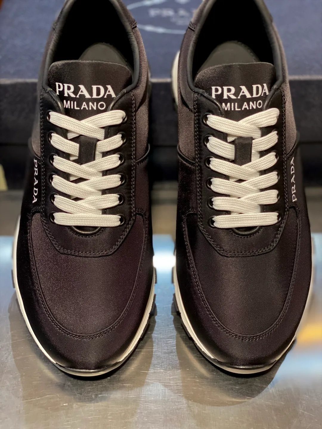 💰660 PRAD*Prax 01 Regenerated Nylon Sneakers ♞size; 39~46 Form and function merge into one, sports inspiration and exquisite craftsmanship quietly meet: Prada men’s sneaker series features unique and clever designs, including Prada Downtown, Cloudbust Thunder 57 #Prada Collision Cross.